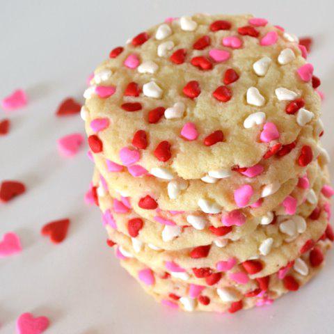 Cookies na Valentýna. Recepty