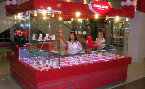 Obchod s šperky Sunlight adresy v Moskvě 
