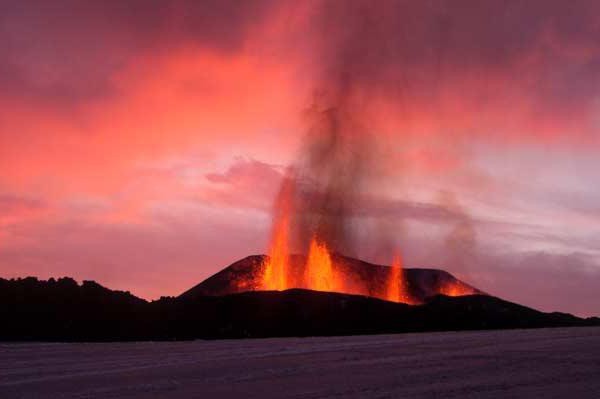 sopka erupce na Islandu eyyafyatlayokudl